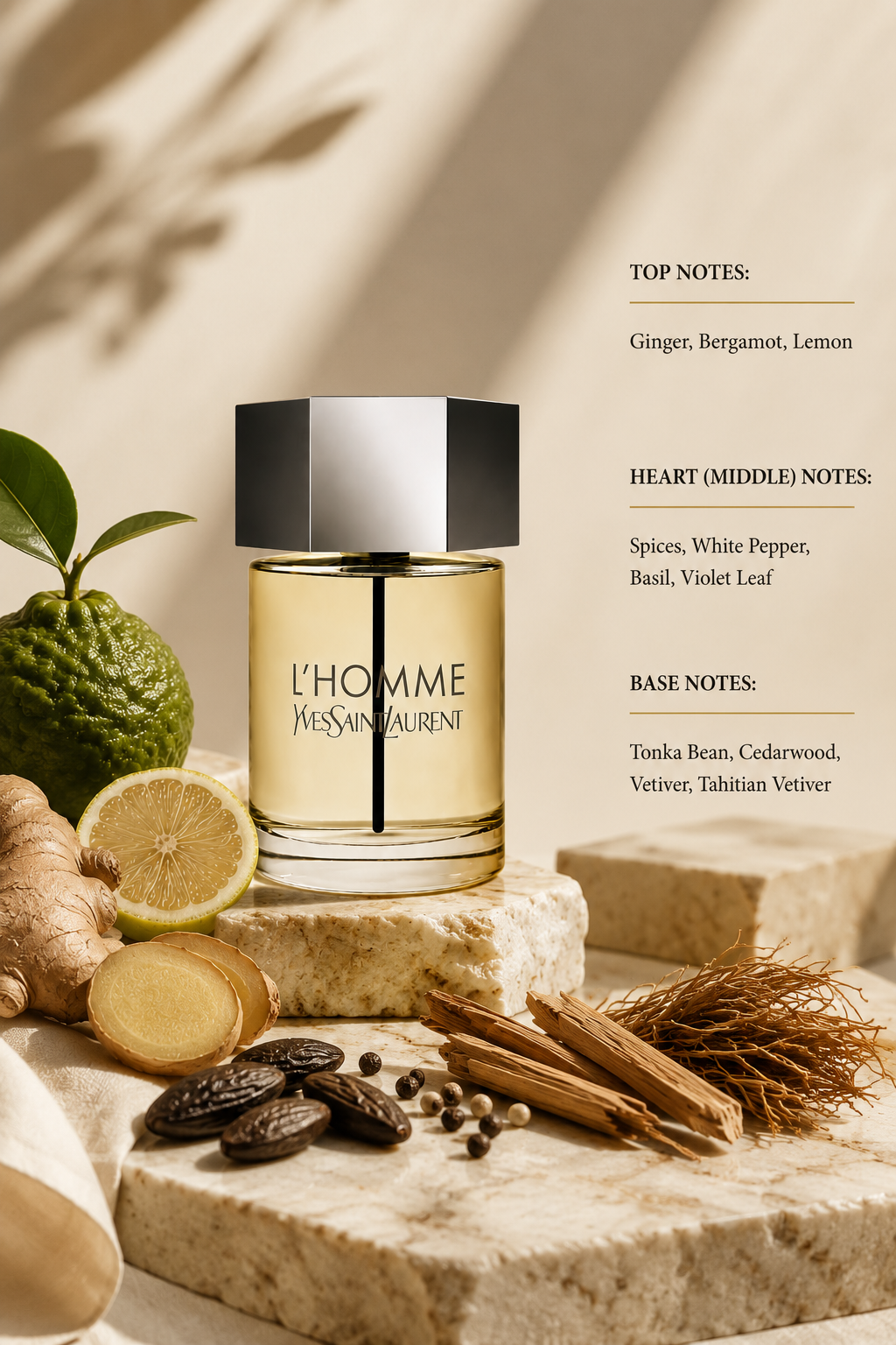 Yves Saint Laurent L'Homme 60ml EDT - Men