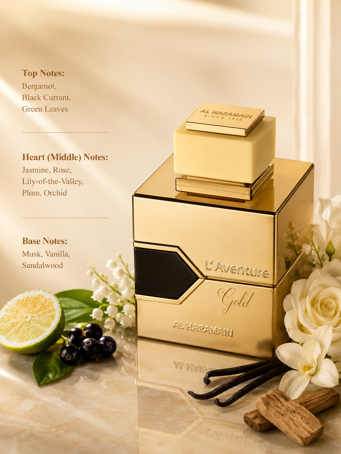 Al Haramain L'Aventure Gold 100ml - Unisex