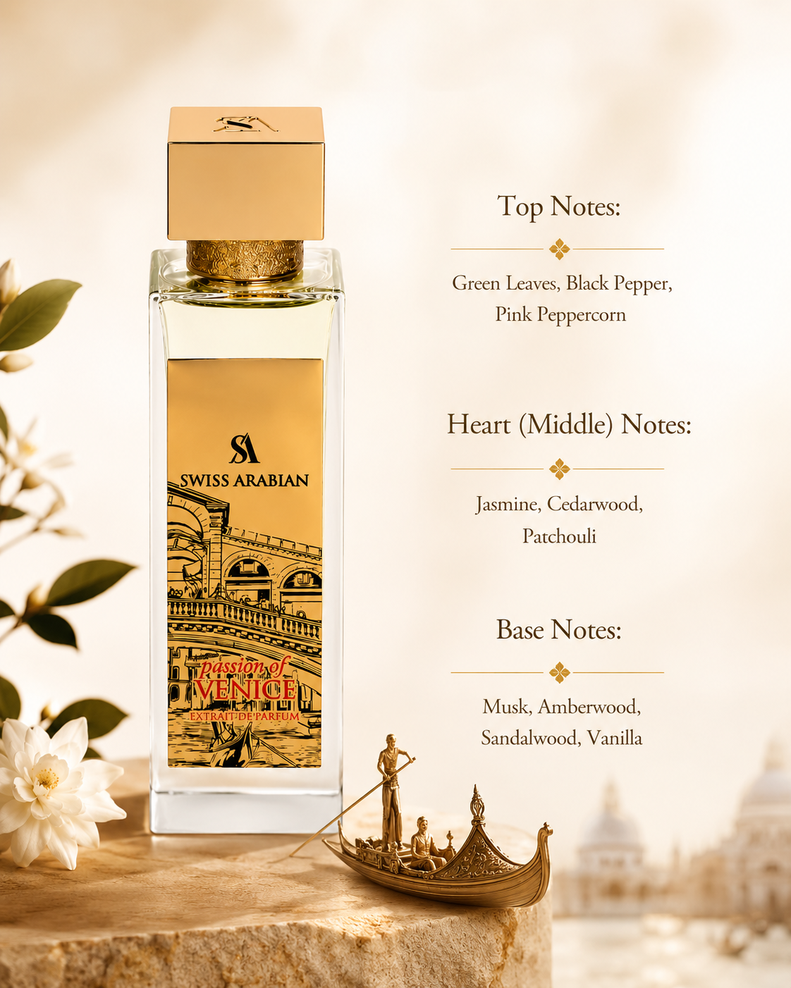Swiss Arabian Passion Of Venice 100ml EDP - Unisex